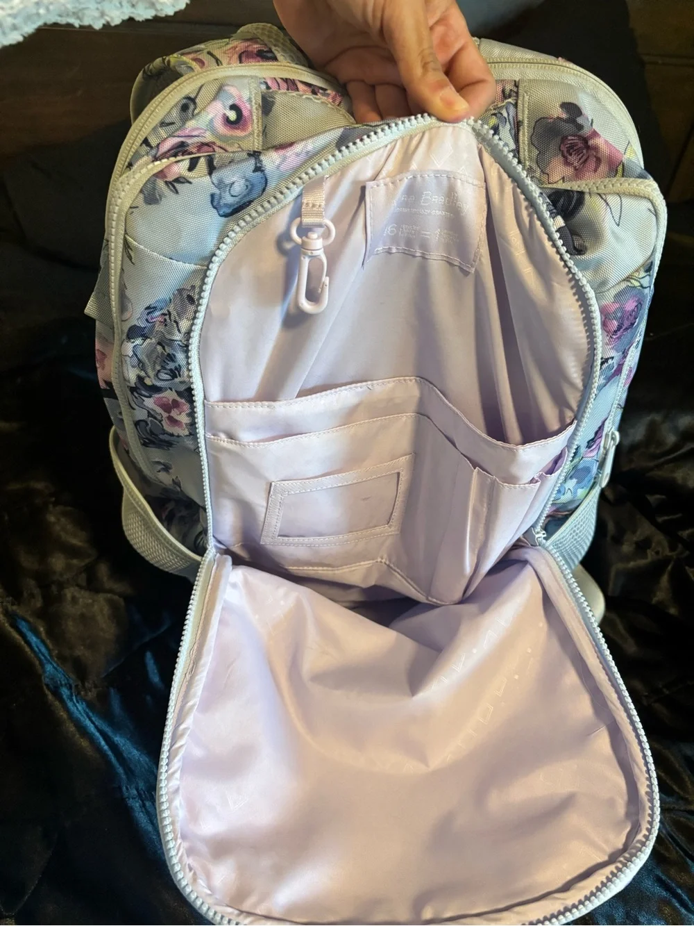 Vera Bradley Floral Backpack - Picture 10 of 11